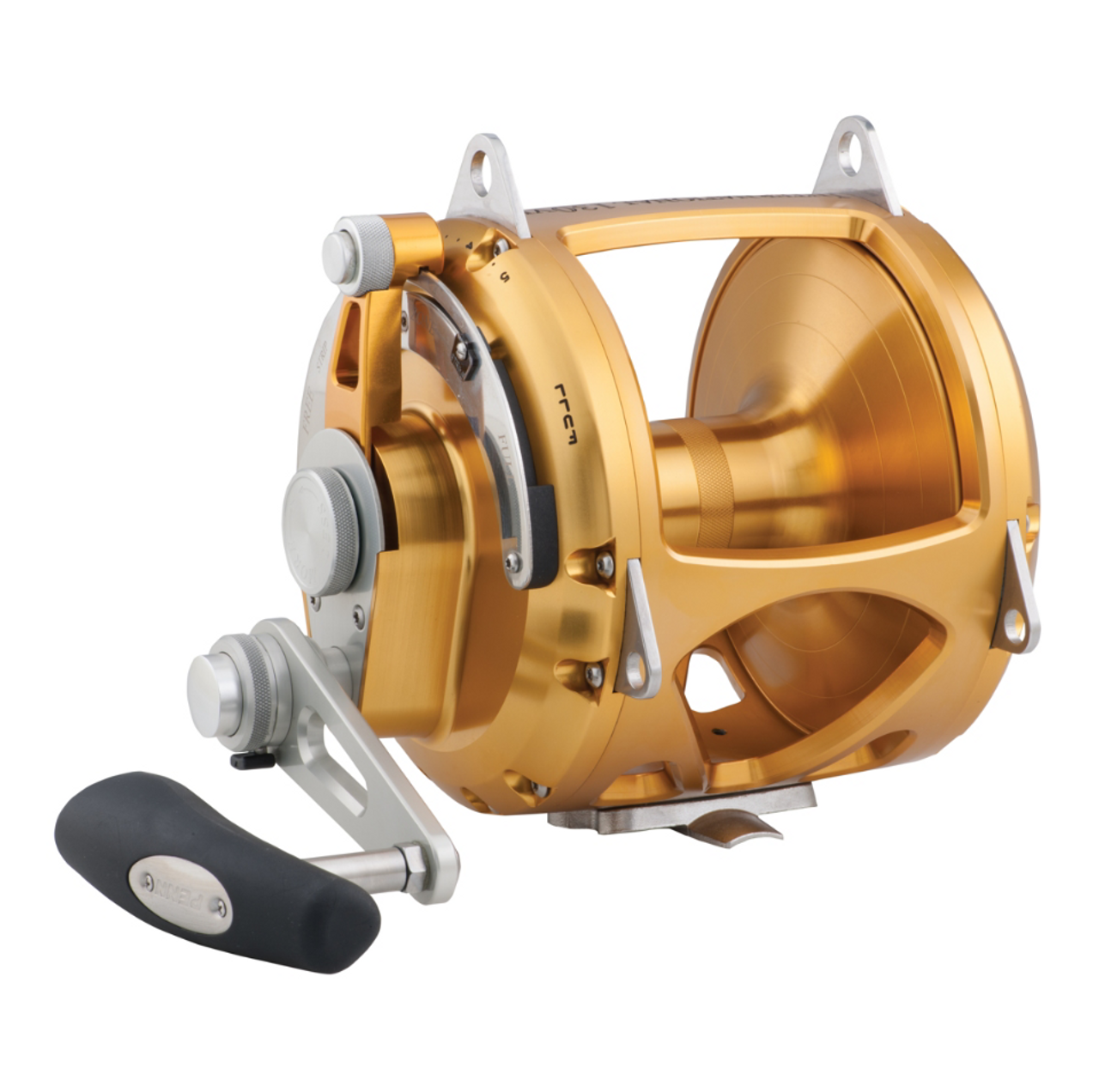 PENN INTERNATIONAL 50TW CUSTOM BUILT TWO-SPEED FISHING REEL WITH