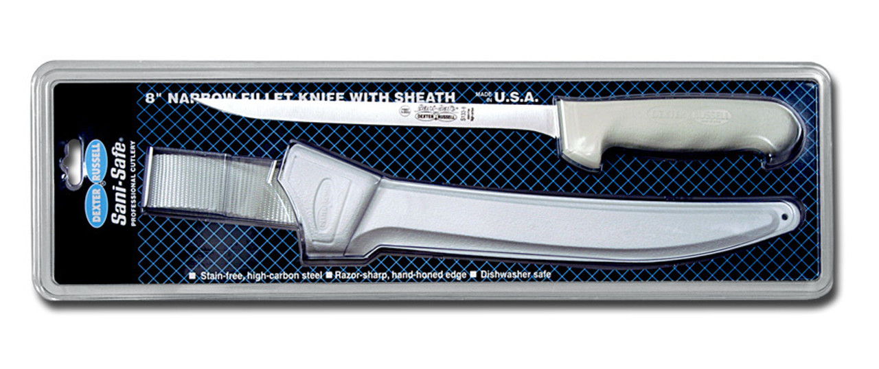 Dexter Russell Sani-Safe Narrow Fillet Knife With Sheath