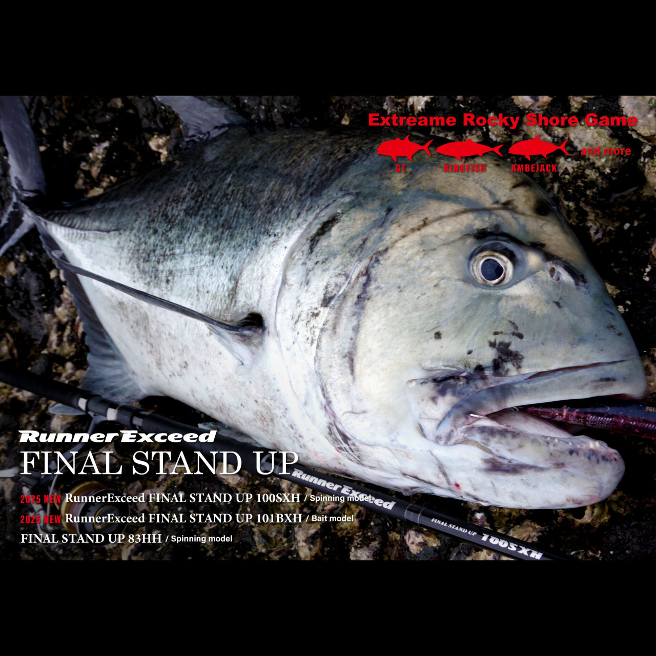Ripple Fisher RunnerExceed Final Stand Up Surf Rod