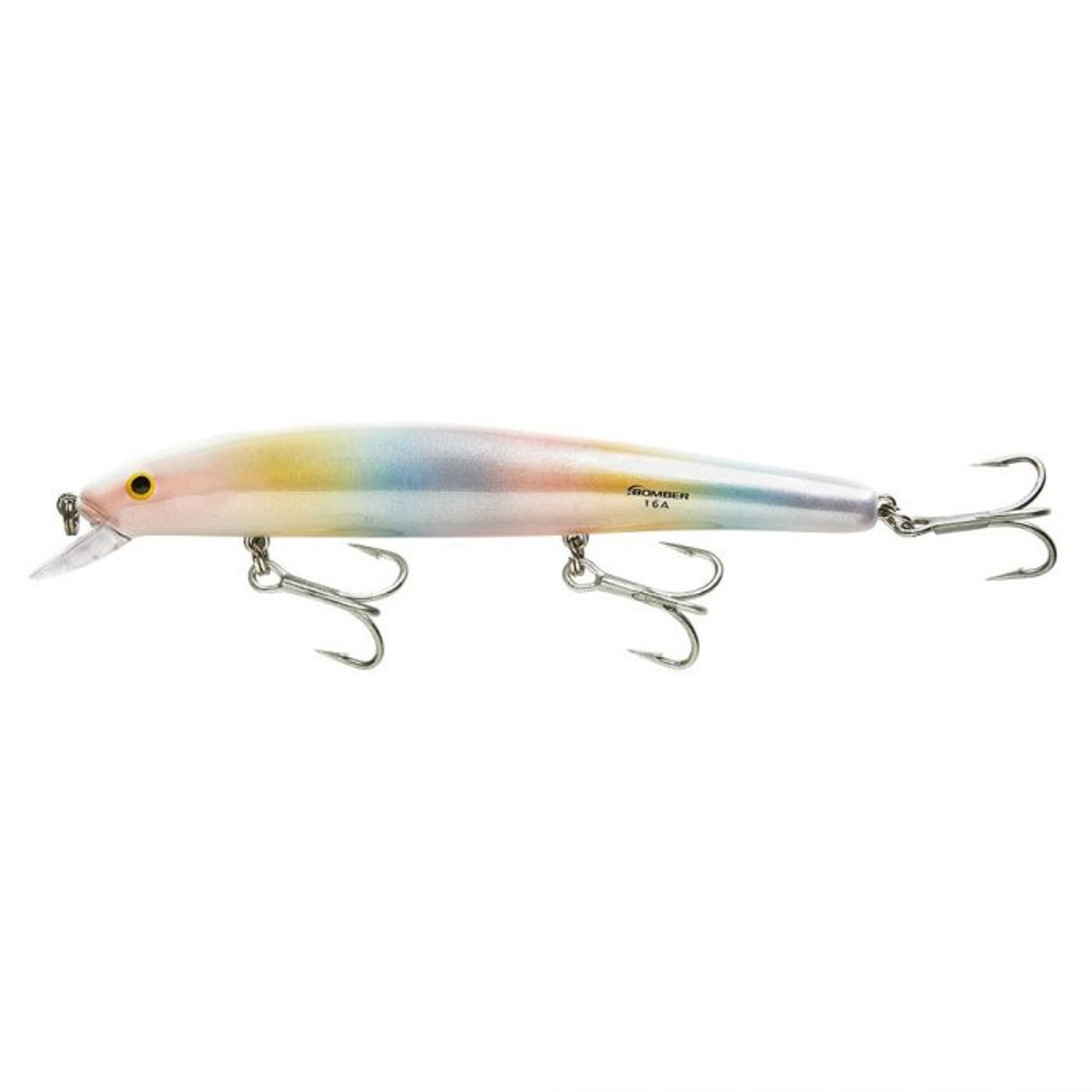 Bomber Lures B14AXCHO Long A Fishing Lure, Chartreuse Flash/Orange Belly, 3  1/2, 0.375 oz, Topwater Lures -  Canada