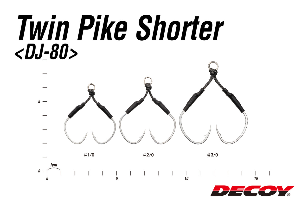 Decoy Twin Pike Shorter Assist Hooks