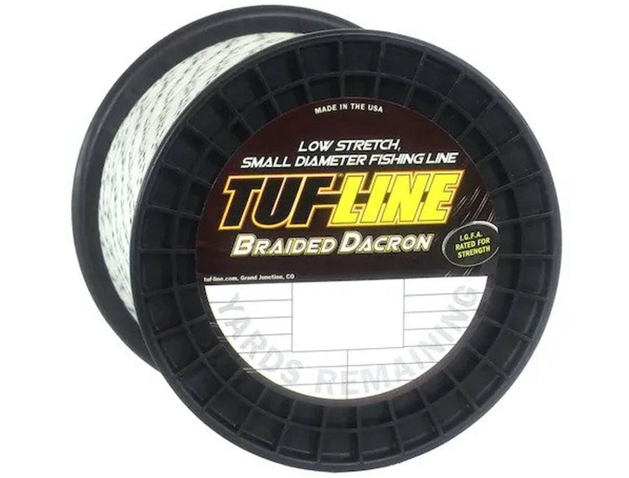 Tuf Line Dacron 1,200 yd Fishing Line, 20 lb, Green Spot, Braided Line -   Canada