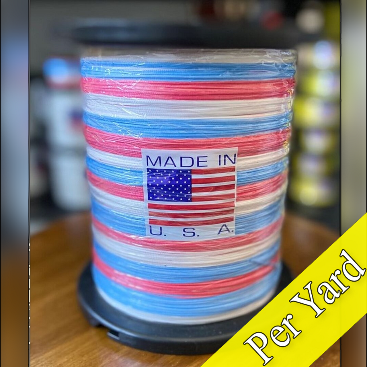 Jerry Brown Line One Hollow Core Braid Patriot (Per Yard)