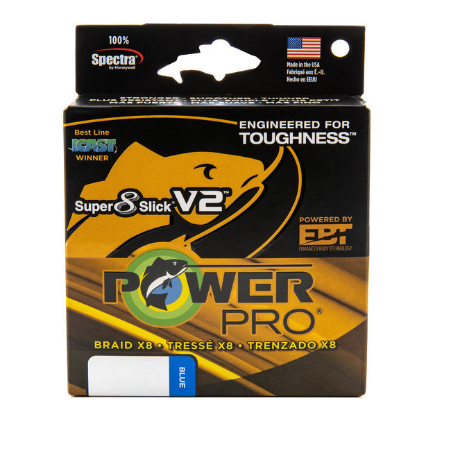 PowerPro Super 8 Slick V2 Braided Spectra Line 150 Yards Marine
