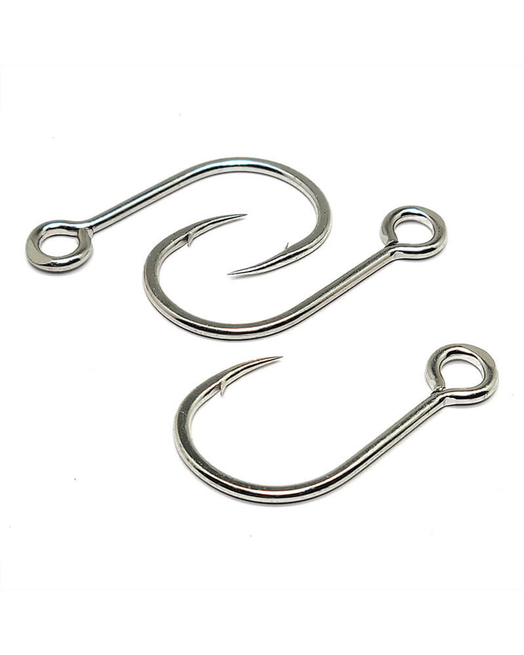  FishTrip 50pcs Inline Fishing Hooks for Treble Hook  Replacement, in-Line Single Forged Eyed Hooks with Split Rings for Lures  Plugs Saltwater Freshwater : Sports & Outdoors