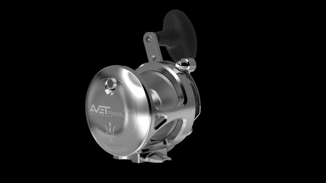 Avet JX G2 Two Speed 6 3 Lever Drag Conventional Reel w Glide Plate