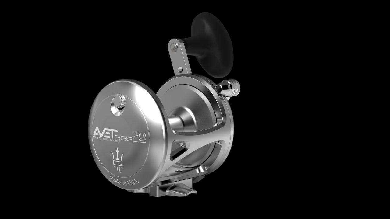 Avet LX G2 Single Speed 6.0 Lever Drag Conventional Reel w o Glide Plate