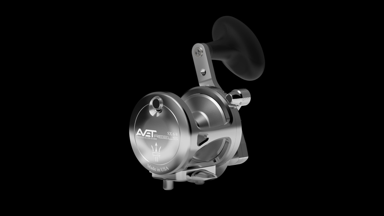 Avet SX G2 Two Speed 6 4 Lever Drag Conventional Reel w o Glide Plate