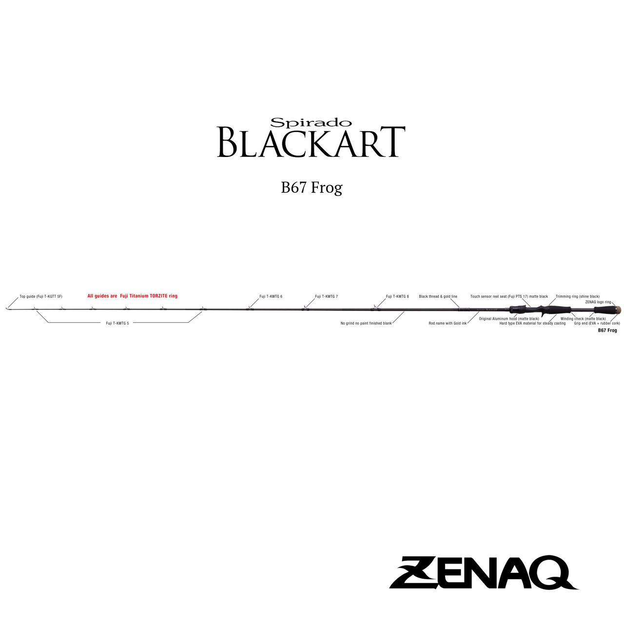 ZENAQ Spirado Blackart Casting