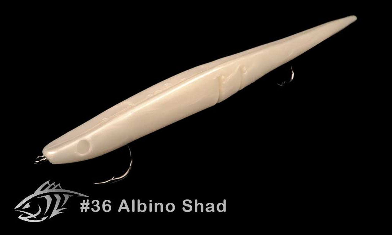 Lunker City Slug-Go Lure, 3 per Card (Albino Shad, 9-Inch) : Fishing Soft  Plastic Lures : Sports & Outdoors 