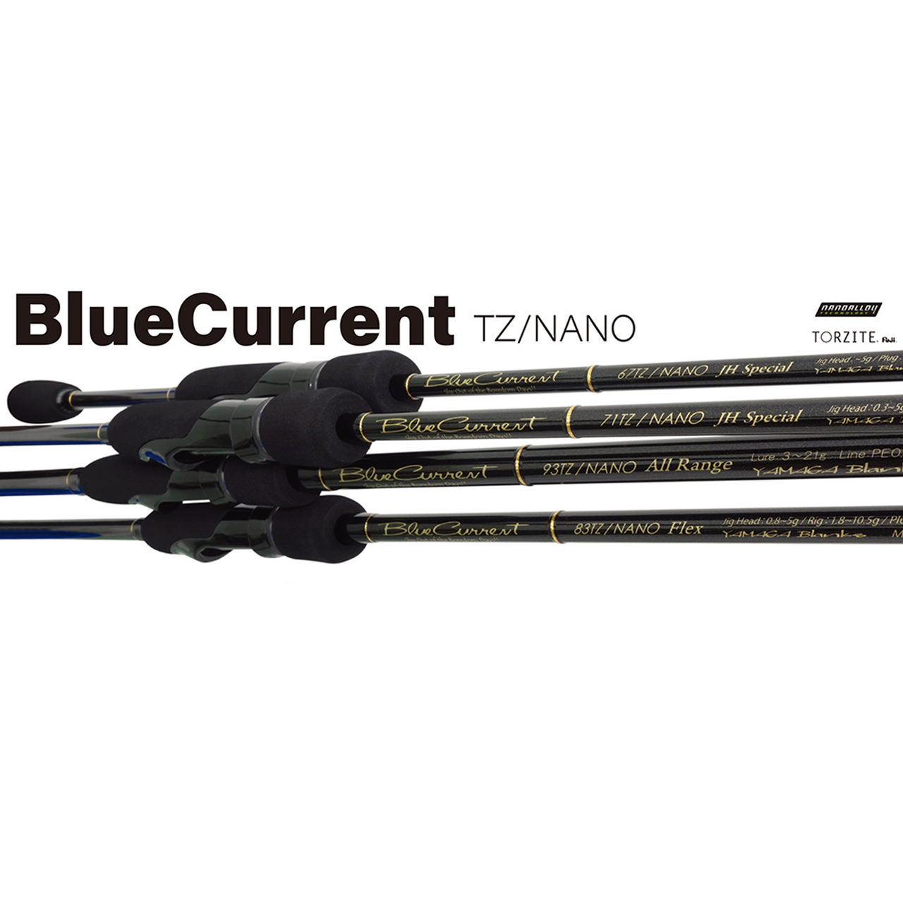 美品 Yamaga Blanks Blue Current 93TZ NANO - ロッド