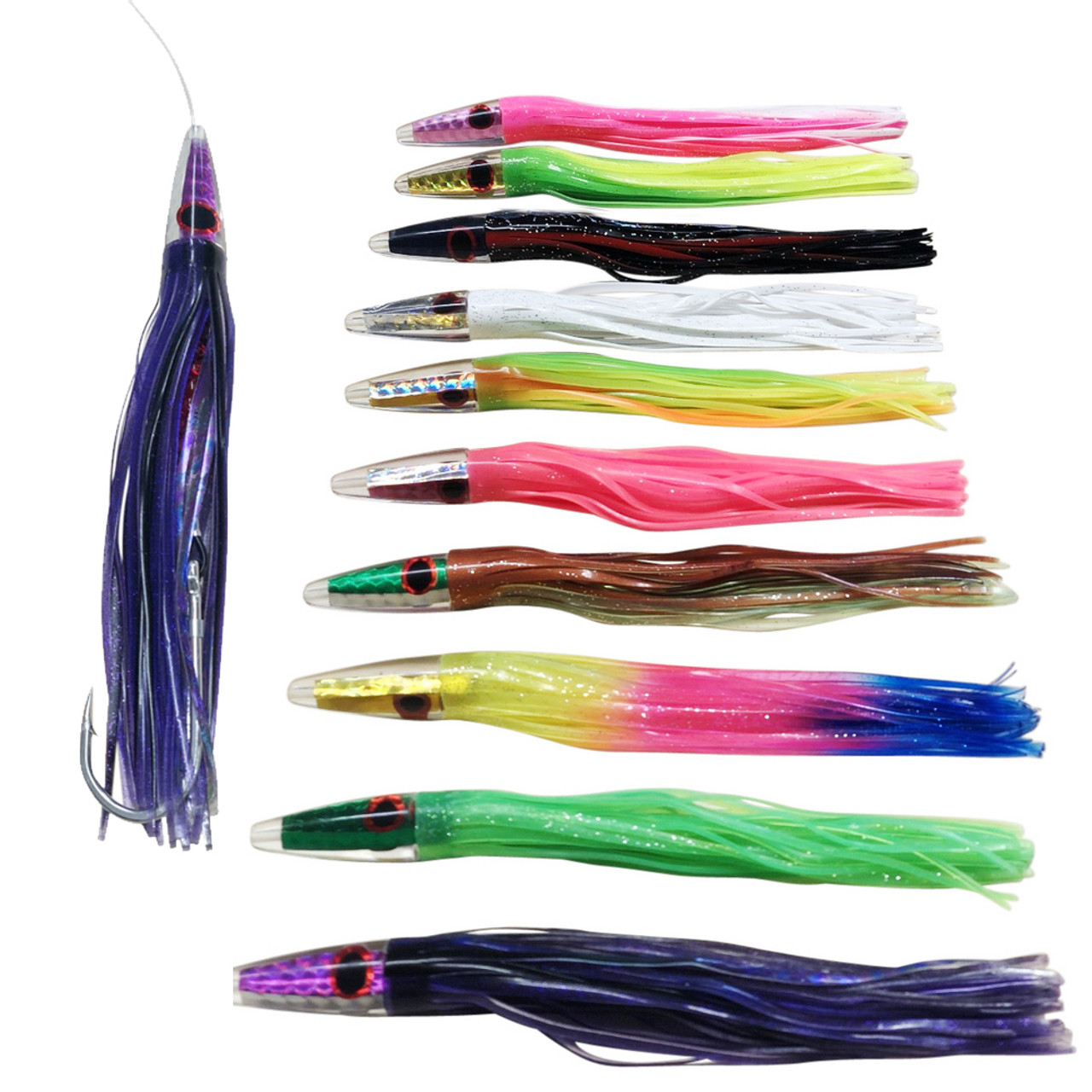 19″ Side Tracker with 9″ SOFT HEAD Machine Lures