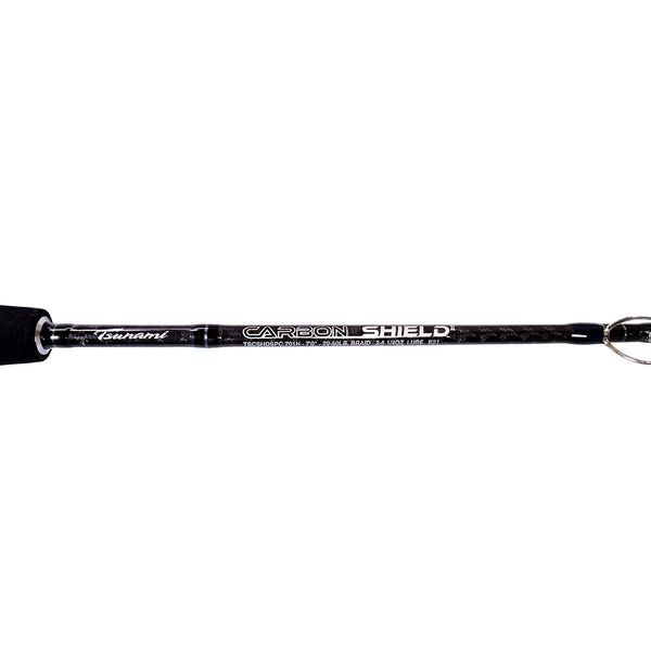 tsunami carbon shield ii casting rod Conventional Slow Pitch Rods Fisherman's Headquarters Tsunami Carbon Shield II Casting Rods are designed with Fuji K Guides with Fazlite inserts Tsunami Carbon Shield II Slow