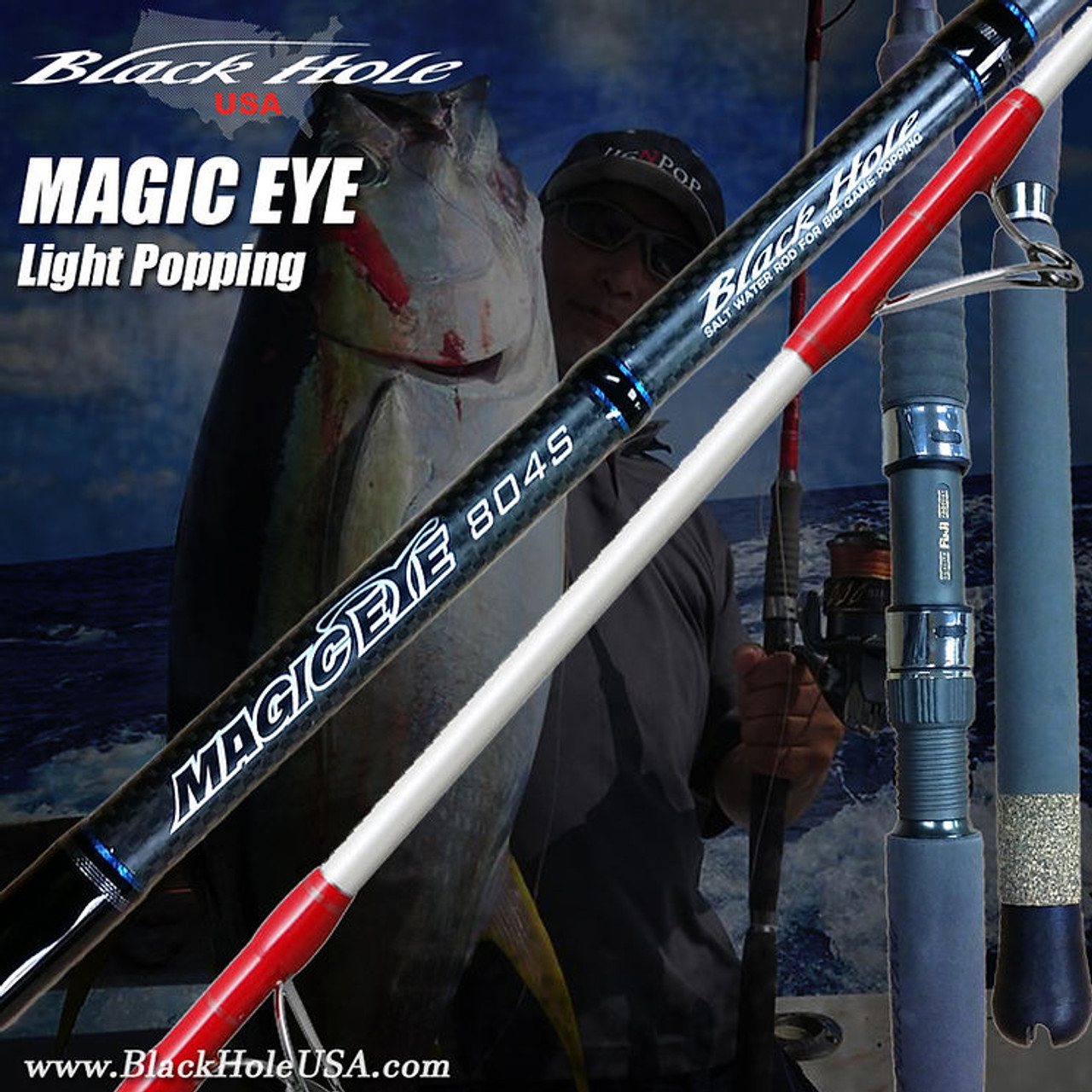 Black Hole USA 7' GIANT Trolling/Stand-up Jigging Rod 