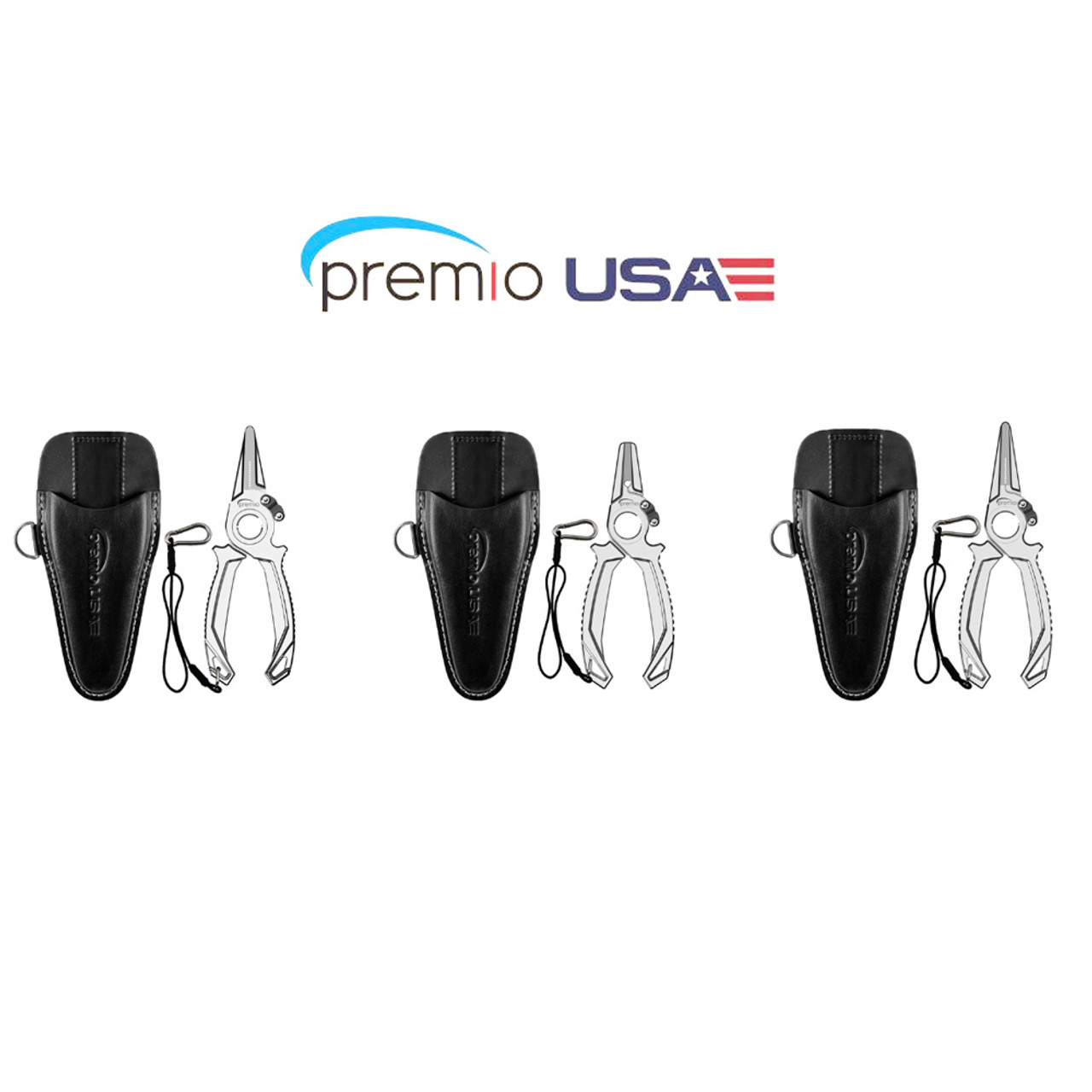 Danco Premio Titanium Offshore Pliers with Leather Sheath and