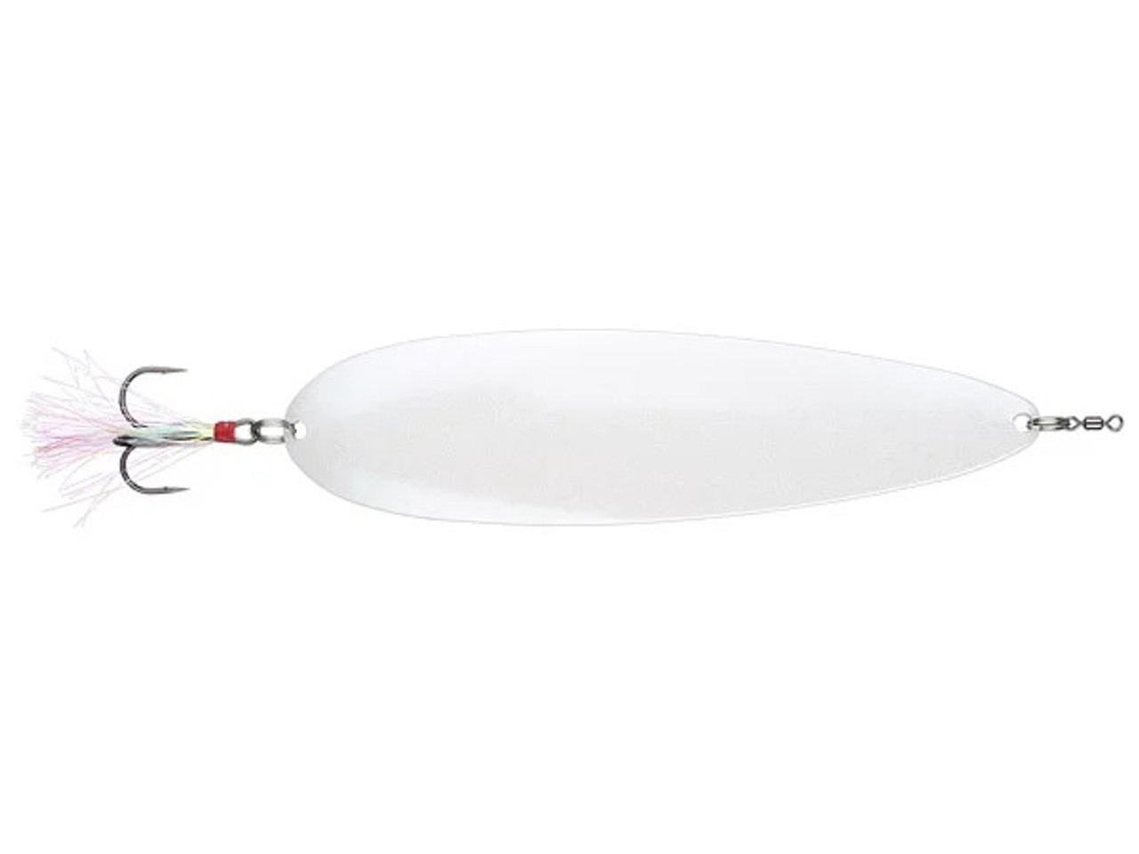 Tsunami Flutter Spoons Pearl White 9 Inch 4.5 oz - Canal Bait and Tackle