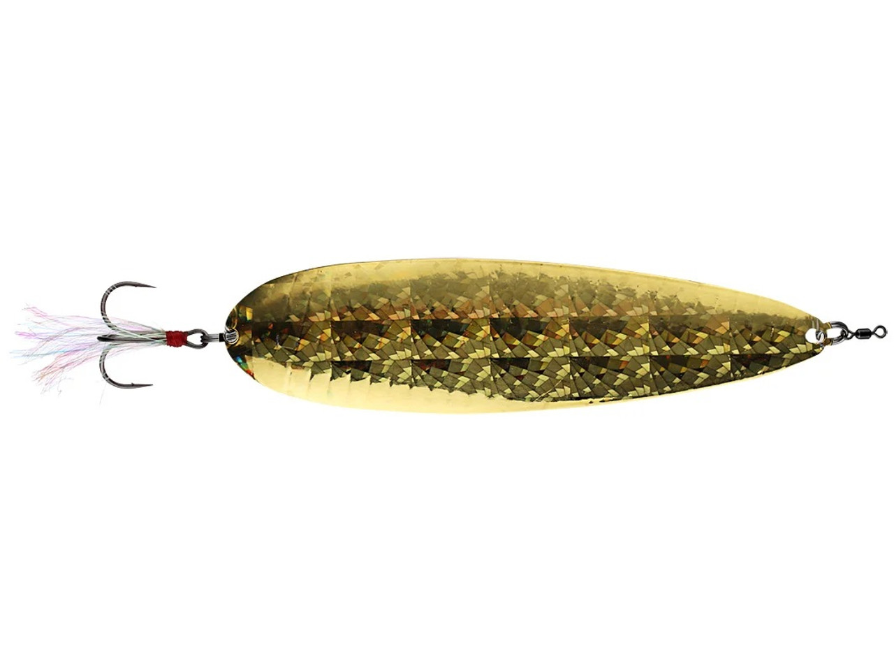 Nichols Lures 9FS1-45 Chrome 9 4.5 oz 4/0 Ben Parker Super Magnum Flutter  Spoon