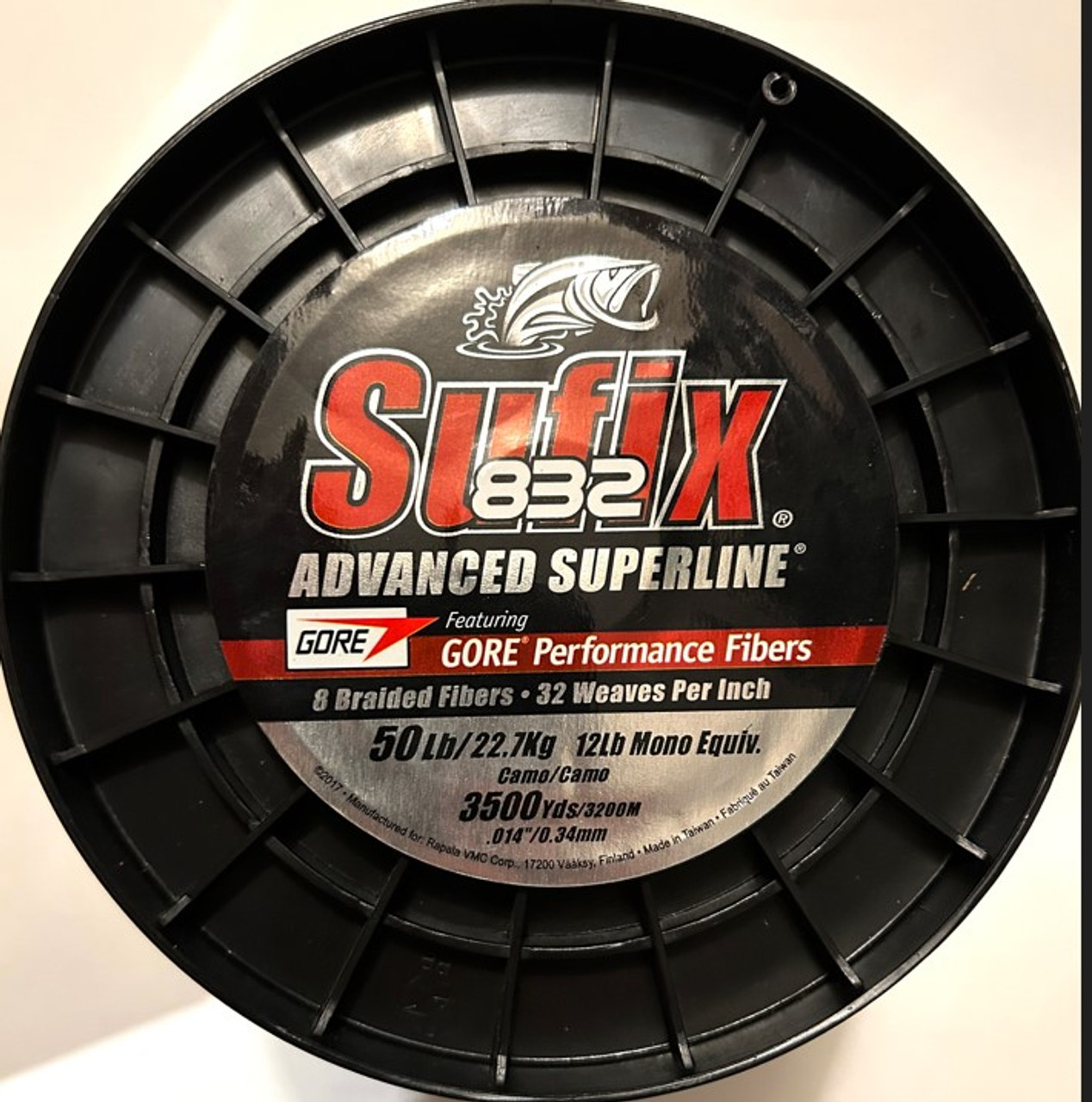 Sufix 832 Advanced Superline Braid 30lb Camo 3500 yds 660430CA