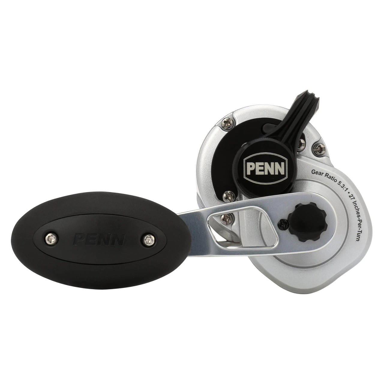 リール ペン Penn FTH60LDHS Penn Fathom 60LD Lever Drag Bait cast High Speed Fishing Reel , Black/Red | ペン (Penn) リール Fathom Lever Drag (ファゾム レベル