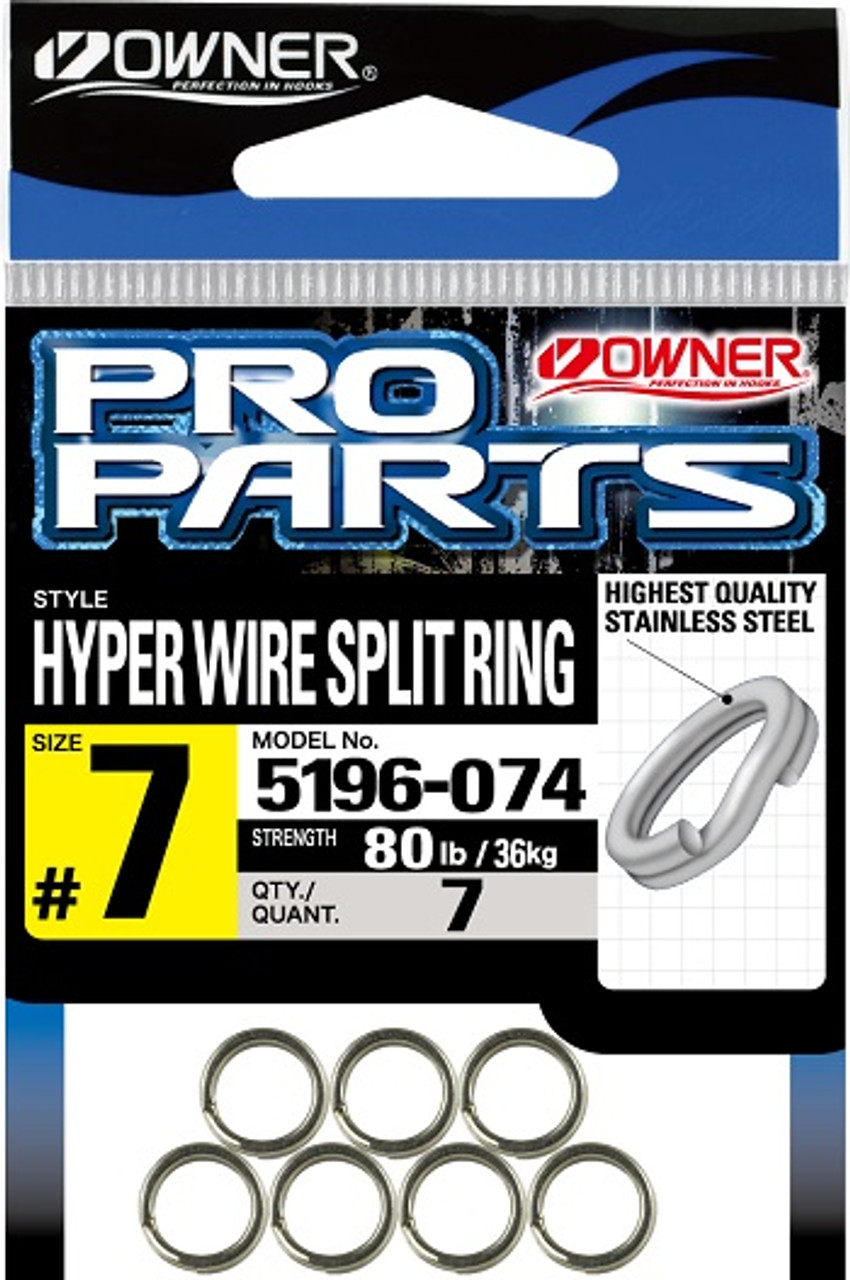Hyper Wire Split Rings – Stainless – Owner Hooks