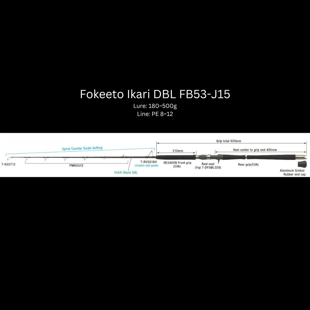 ZENAQ Fokeeto Ikari DBL Jigging Rods