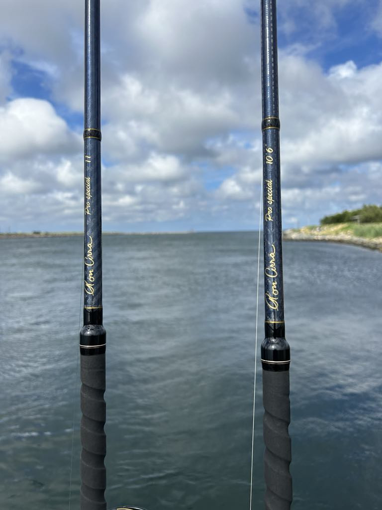 Ron Arra Pro Special Spinning Surf Rod by JS USA
