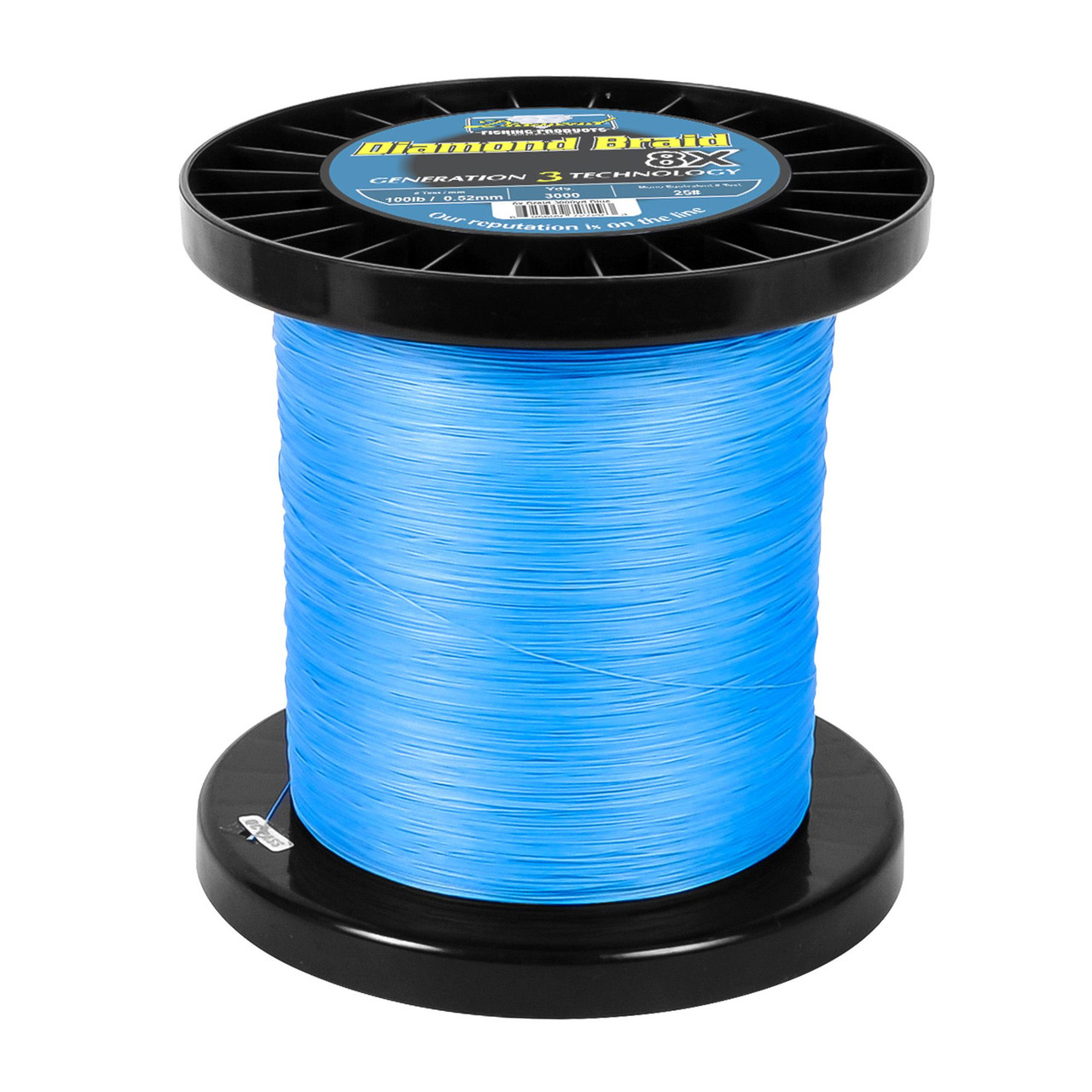 Diamond G3 8X Solid (Non Hollow) Braid - Blue (Per Yard)