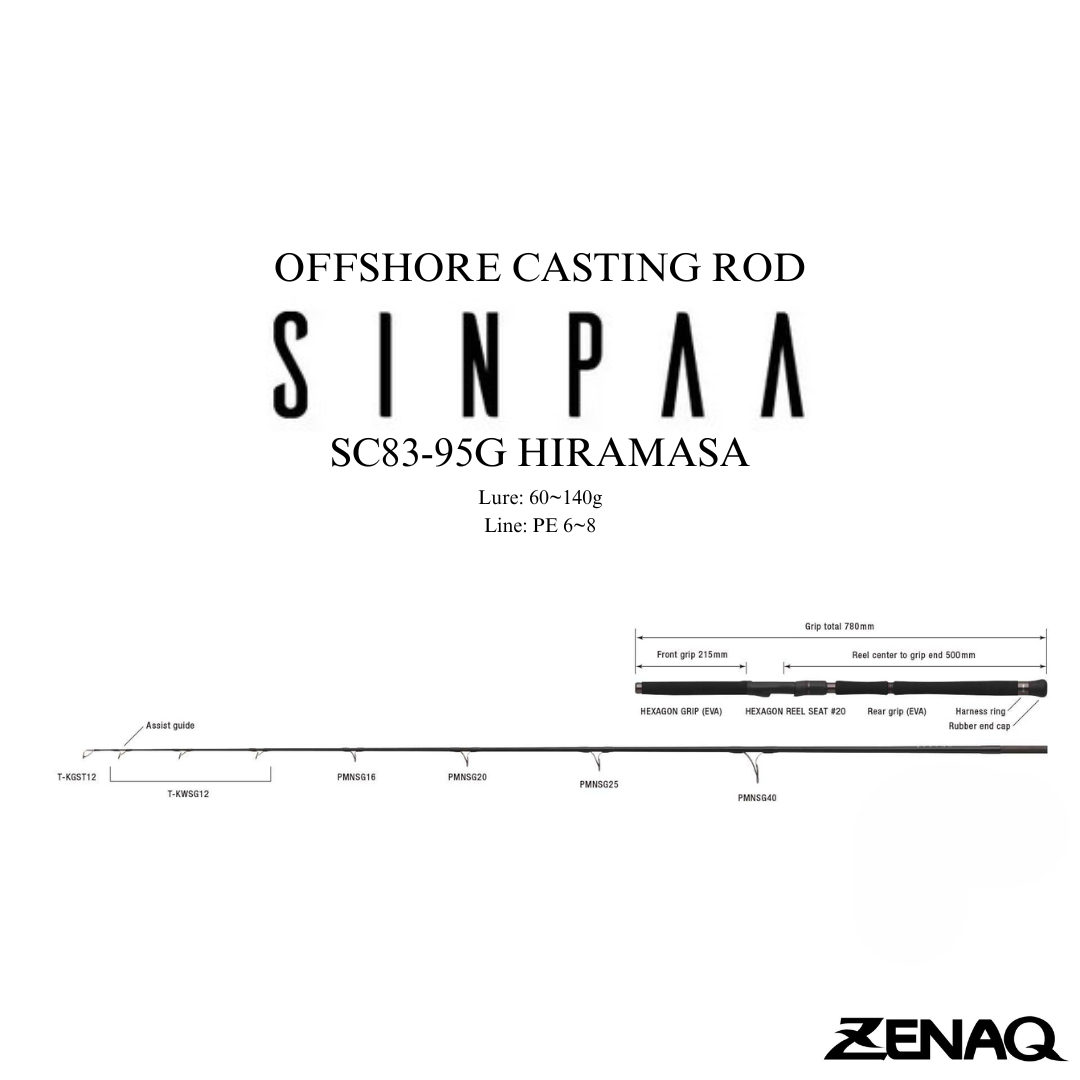 ZENAQ SINPAA Casting Rod