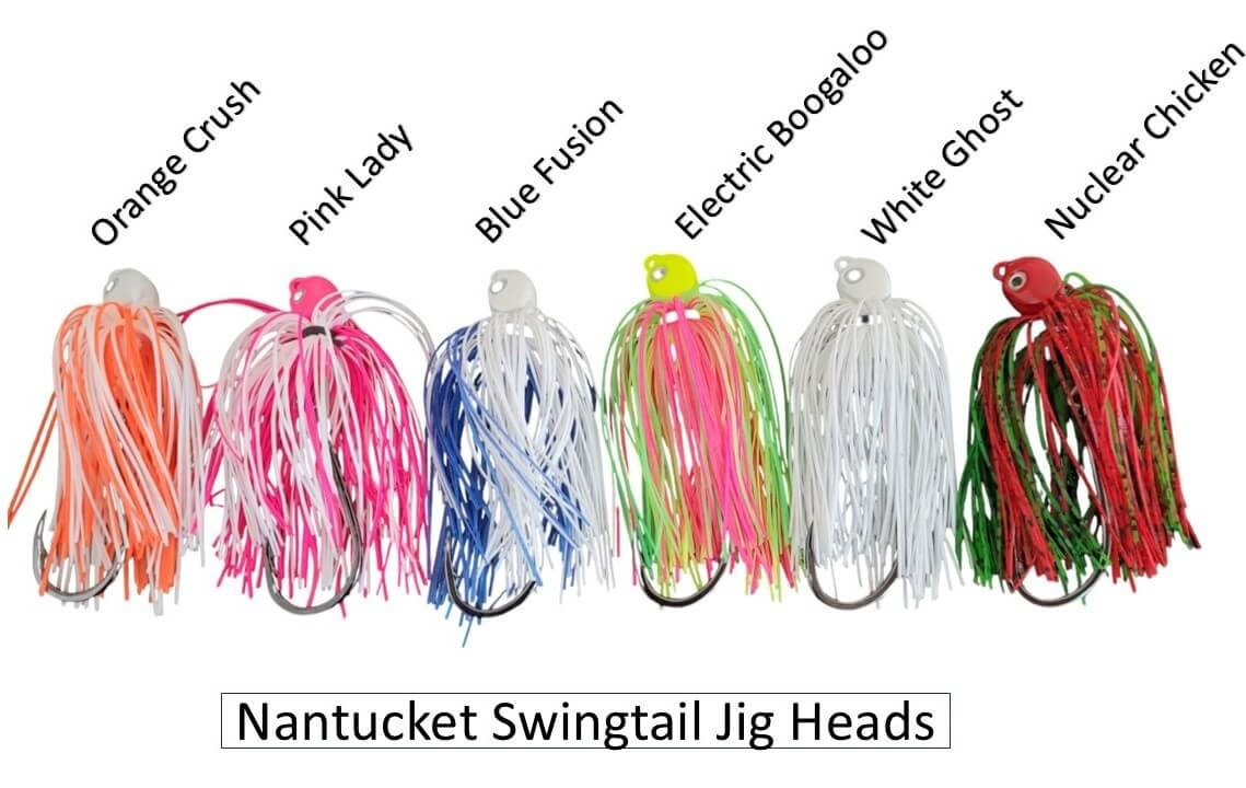 Nantucket Swingtail Jig Without Grub Tails