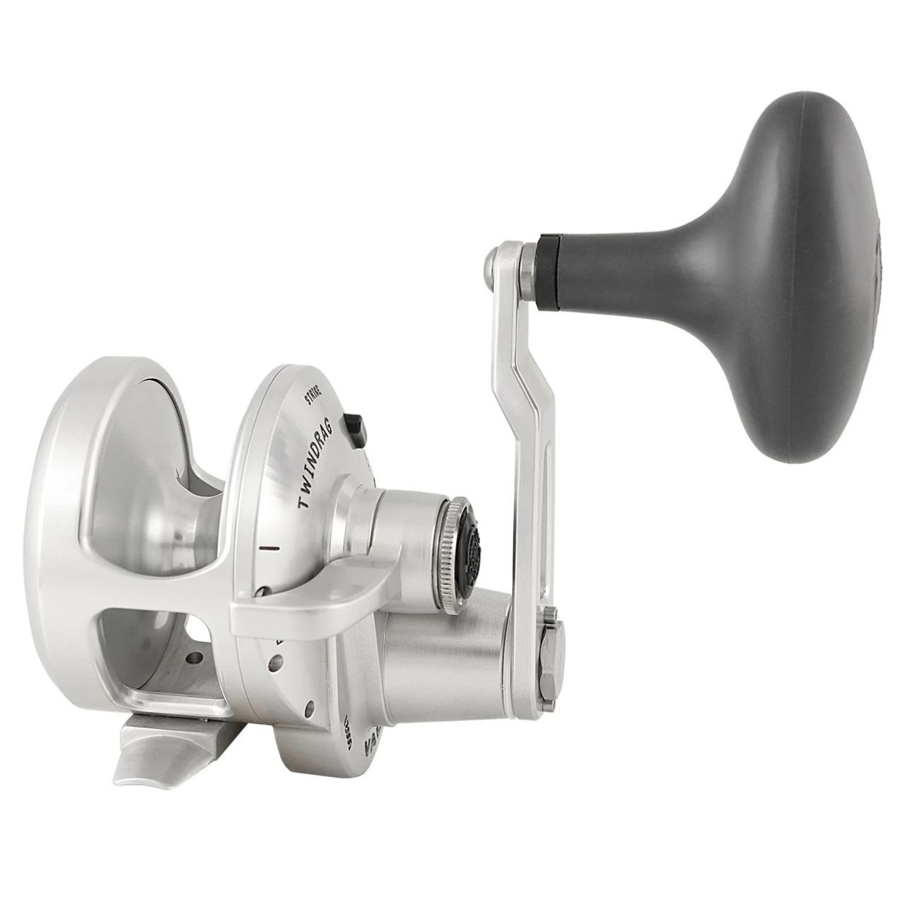 Accurate Valiant 2 Single Speed Twindrag Reel - Silver