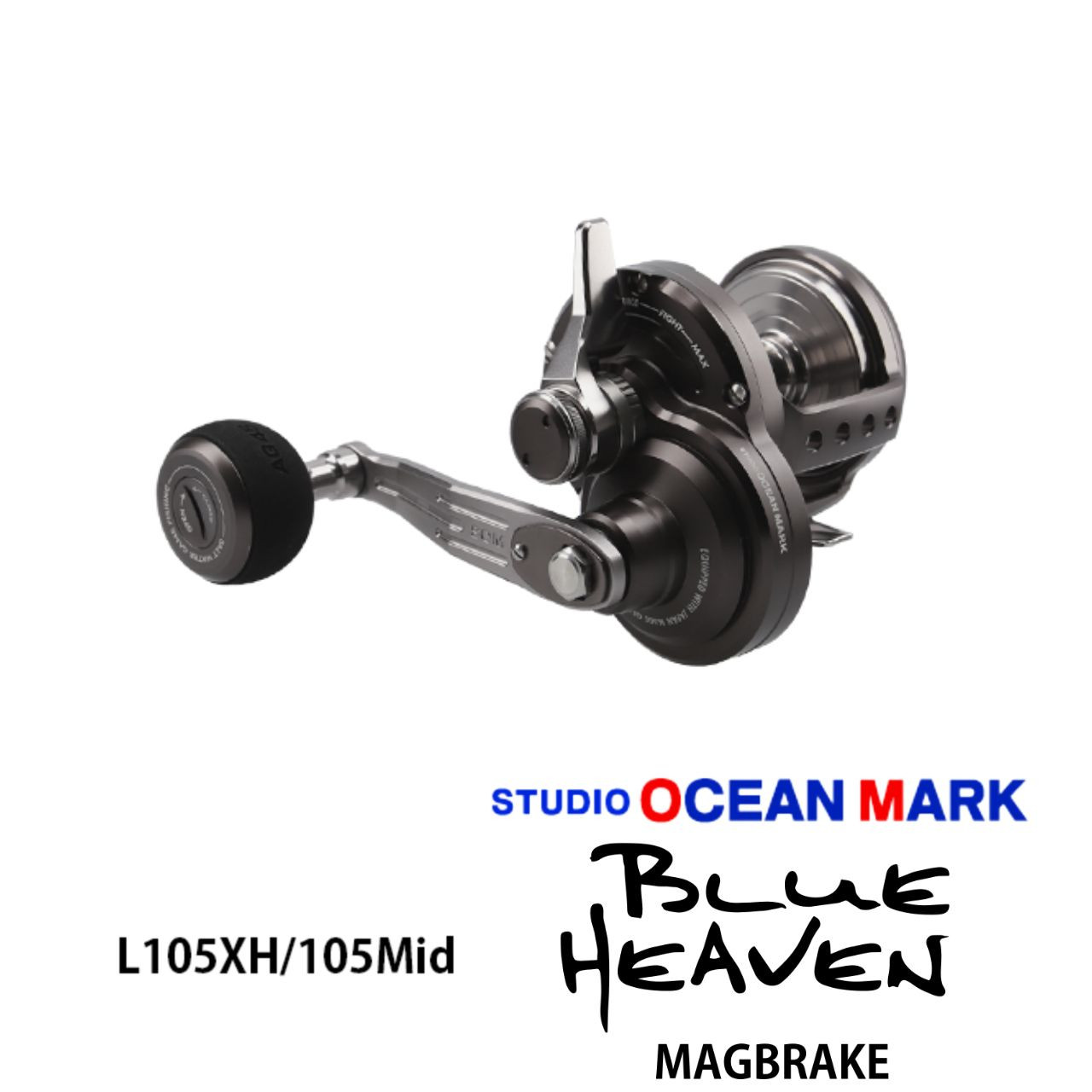 Studio Ocean Mark Blue Heaven L105/75 Magbrake Lever Drag Casting Reel