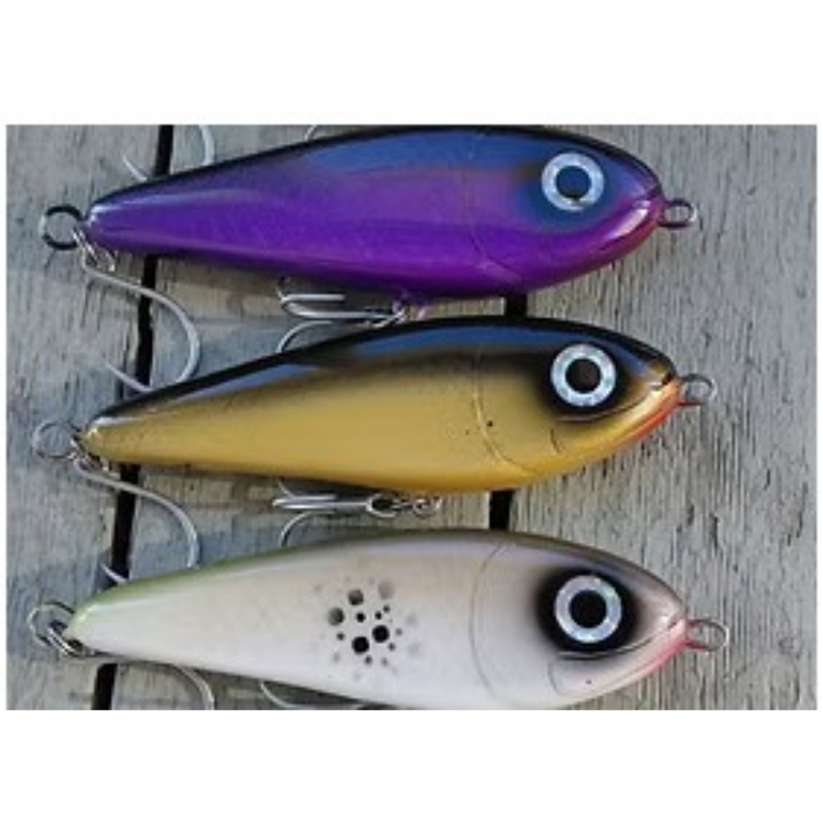 combat fishing lures Alan's Custom Glider wire and VMC hooks Alan's Custom Lures Combat SR