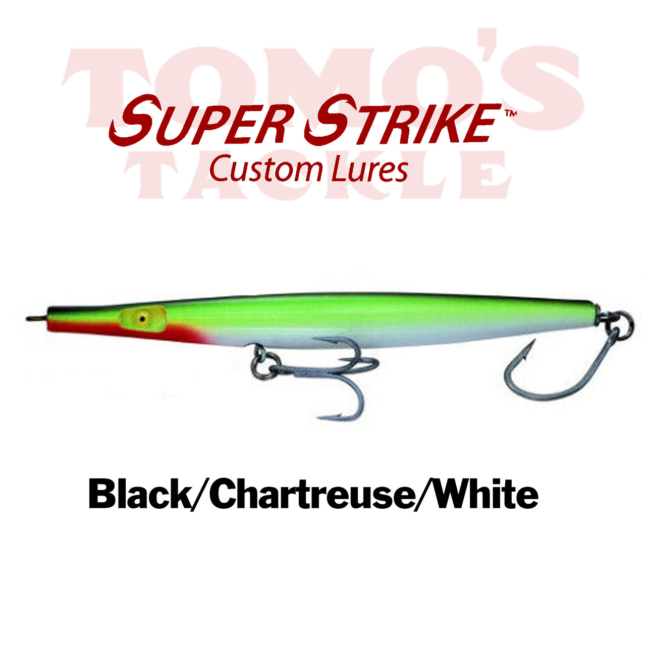 Super Strike Lures Super N Fish Needlefish Sink White 6 3/8 2 3/8oz