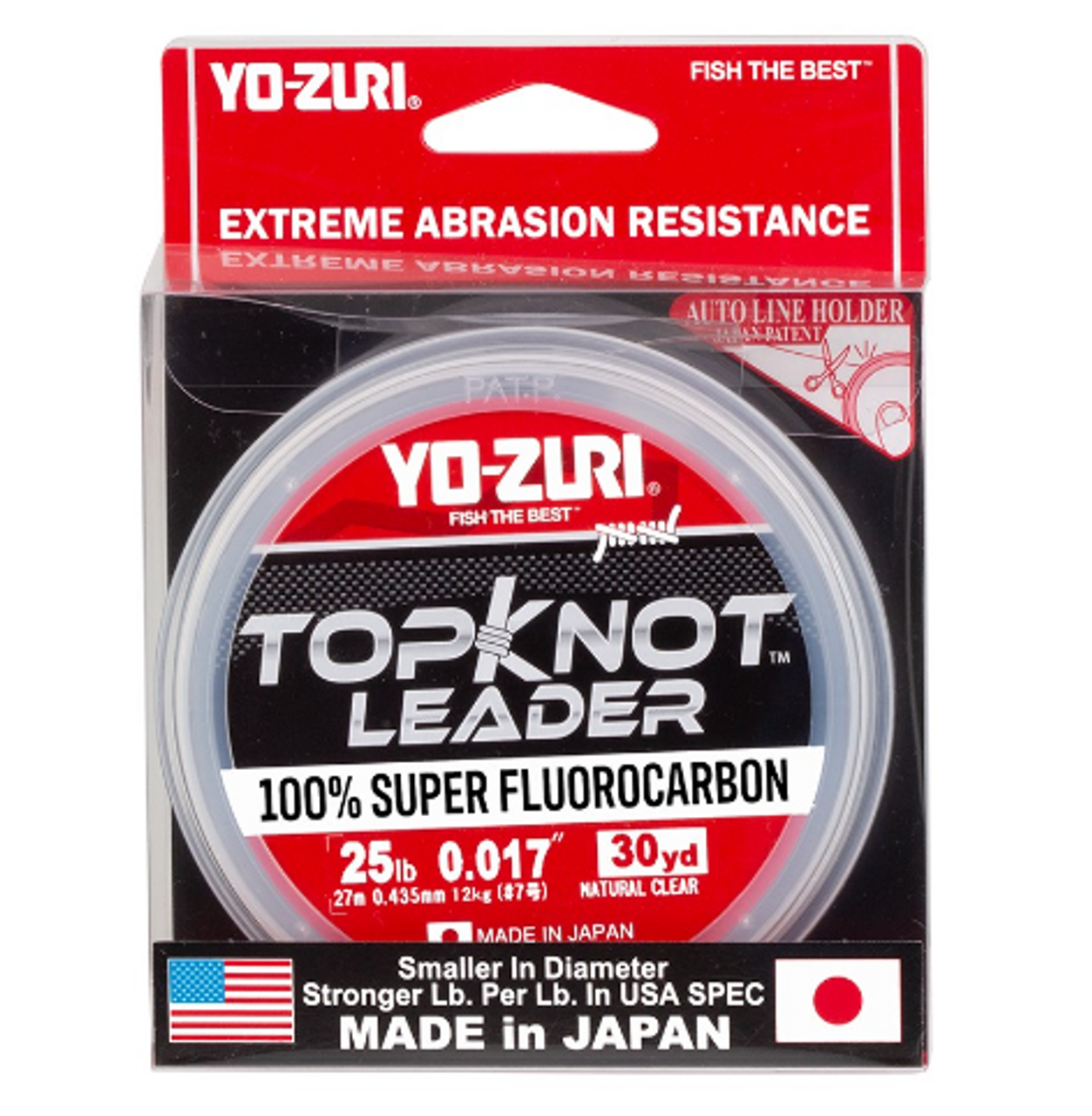 Yo-Zuri Topknot Fluorocarbon Mainline 200yd Spool - 14 lb