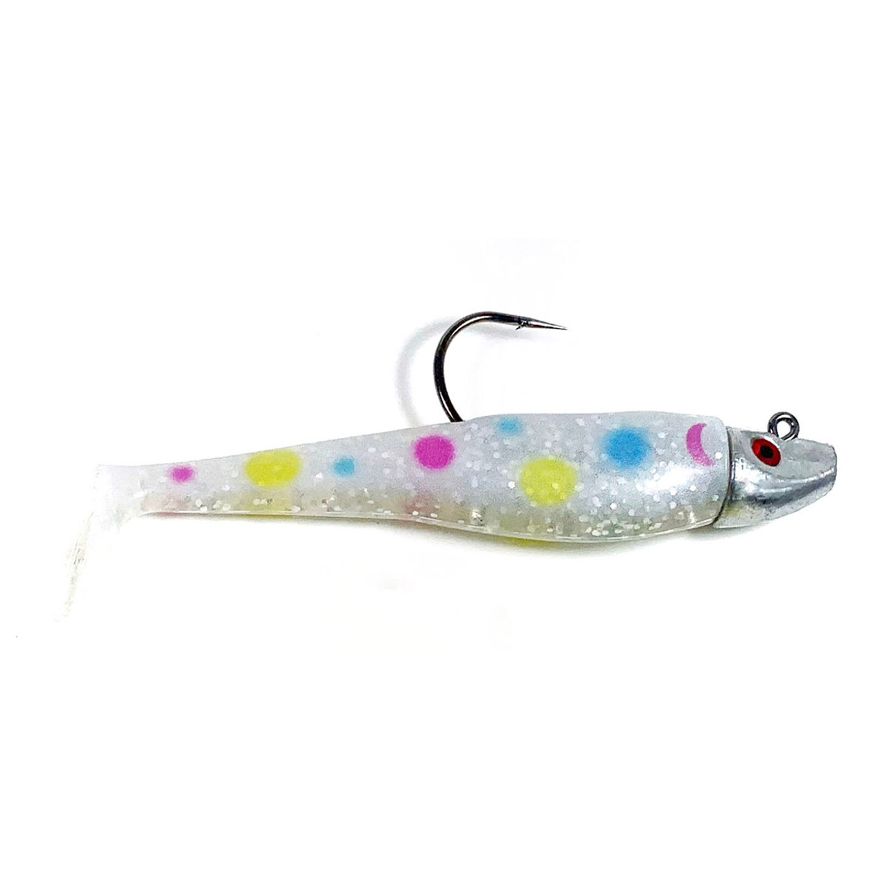 Al Gag's Whip it Fish 3oz 6”. Used primarily for Striped Bass