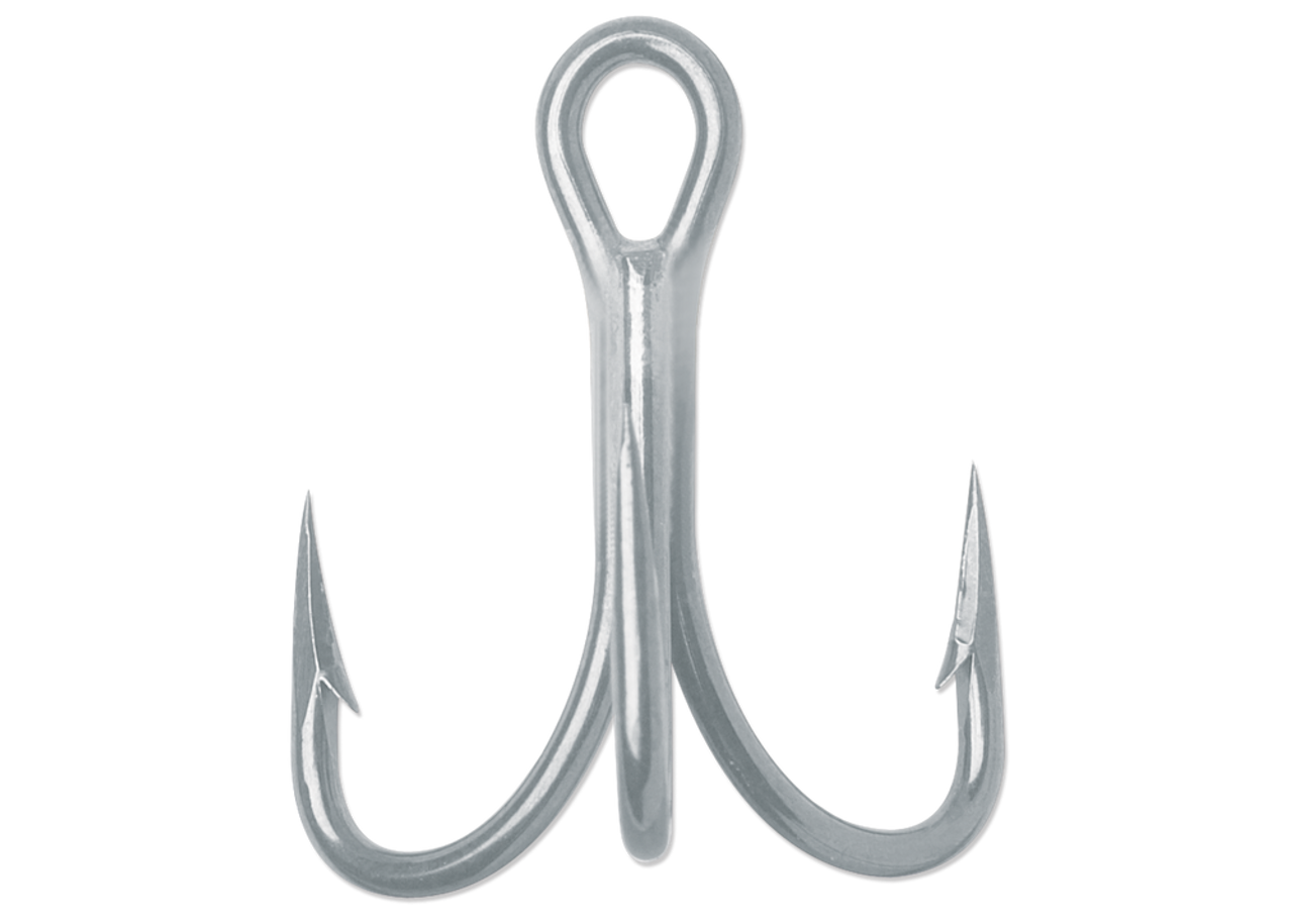 4X #6-#5/0 Treble Hooks, Super Sharp Triple Anchor Hooks for Sea Trolling Fishing,  Saltwater Bait Fishing Hooks DunMuan (Color : Size 1-0) : : Sports  & Outdoors