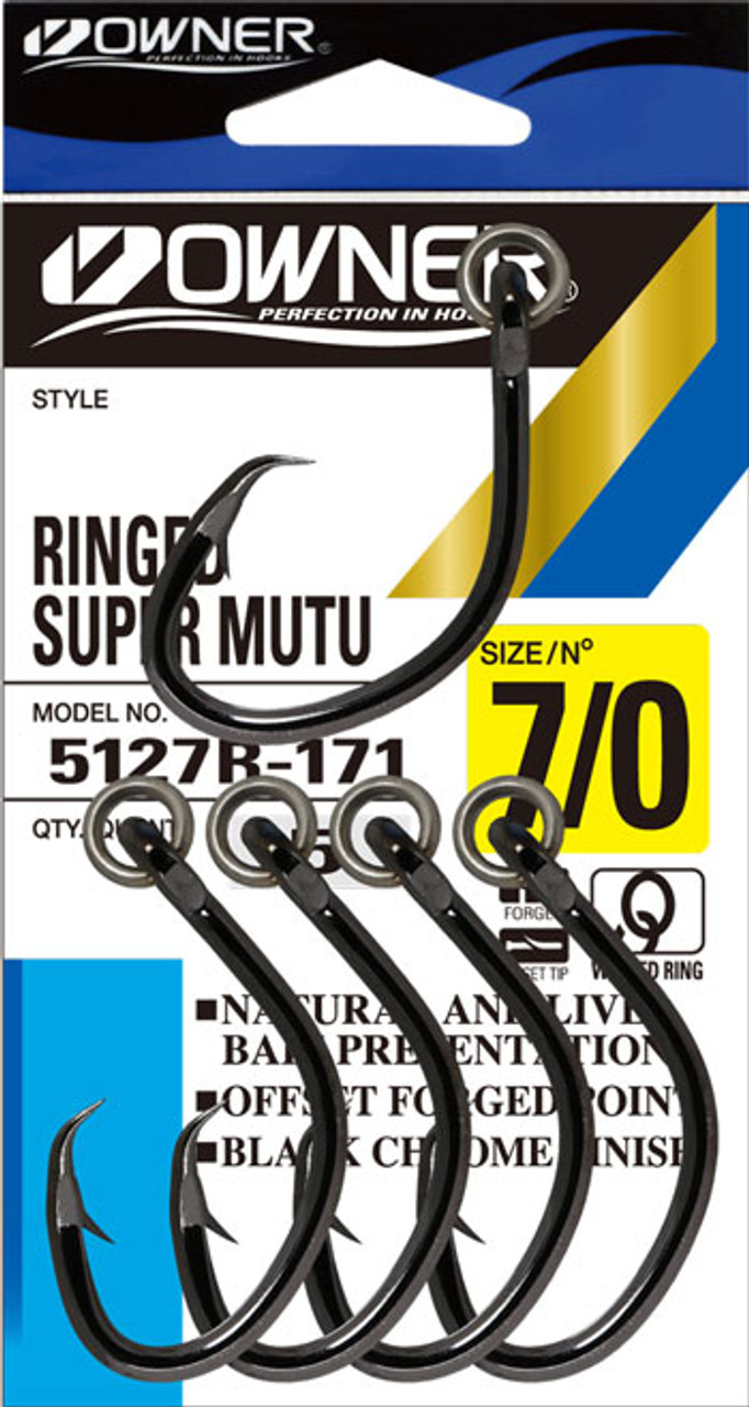 Owner Super Mutu Circle Hooks with Ring