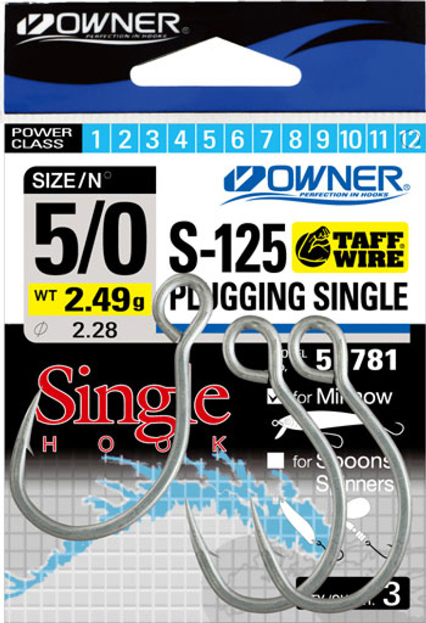 Owner Single Replacement Hook 3X Strong 7/0