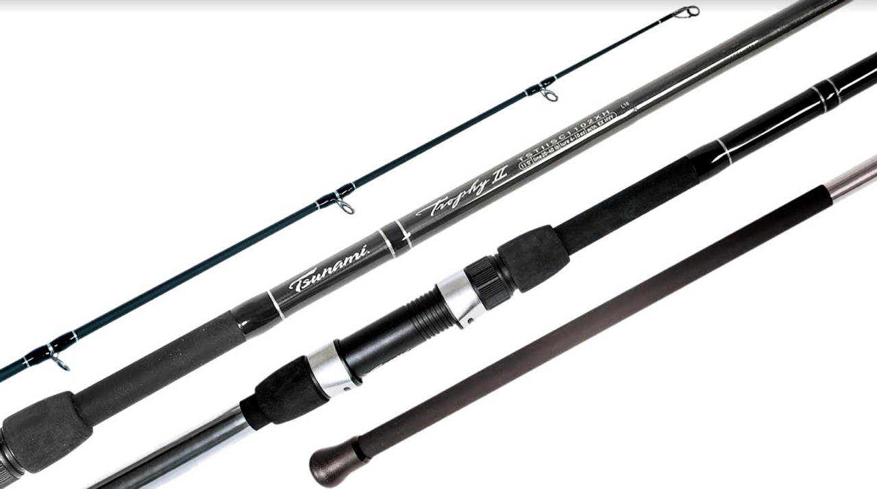 Choose Power, 7/' - 12/' Tsunami Trophy Spinning Surf Rods Series II