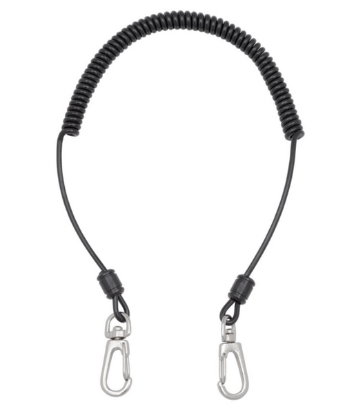 Diamond Rod & Reel Safety Leash - Black