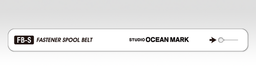 Studio Ocean Mark Fastener Spool Belt