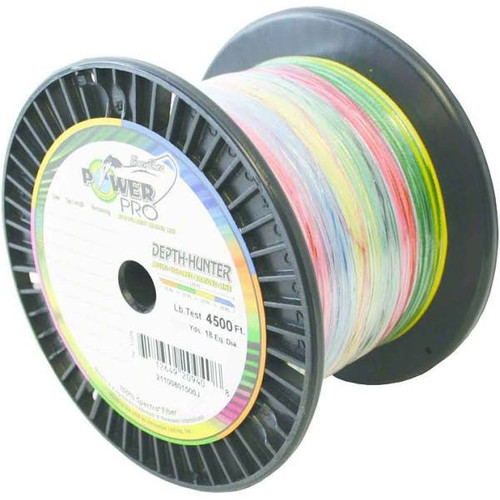 シマノ　POWER PRO DEPTH HUNTER 65Lb 4500Ft PowerPro Depth-Hunter Multicolored Offshore Braided Fishing