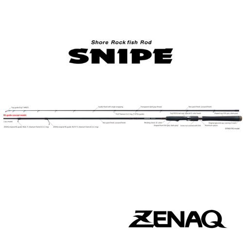 ZENAQ Snipe Spinning Rods