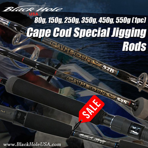 Black Hole Cape Cod Special Spiral Wrap Jigging Rods