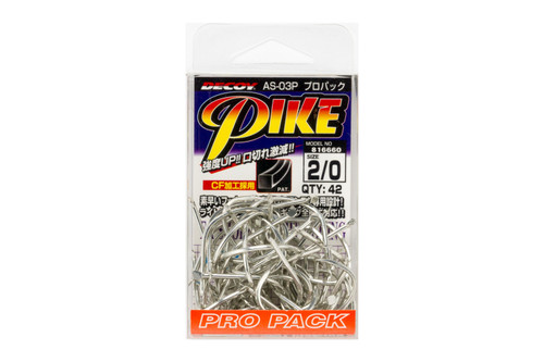 Decoy Pike Single Hooks AS-03P