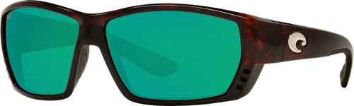 Costa Men's Tuna Alley Tortoise Frame w/ Green Mirror Lens 580P