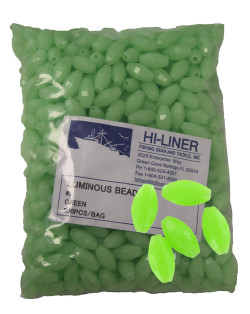 Oval Glow Beads