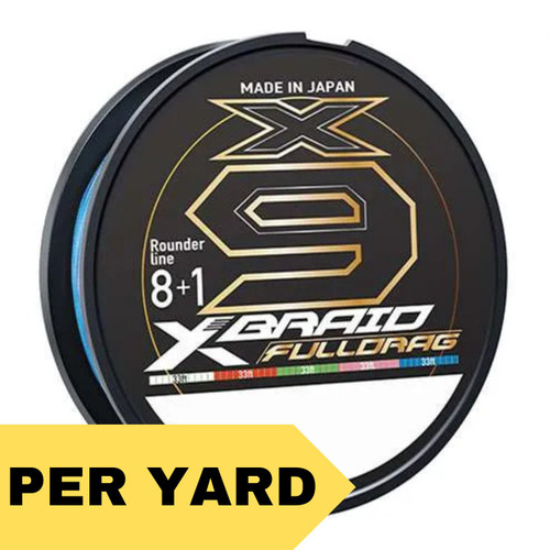 YGK XBraid X9 Fulldrag Braid Multicolor