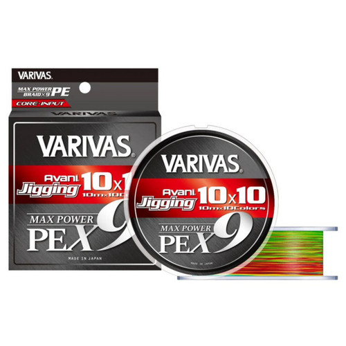 Varivas Avani Jigging 10×10 Max Power PE X9 (Per Yard)