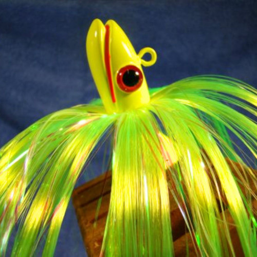 10 oz Grinning Gus Parachute MoJo Loaded w/ 9" Shad, White